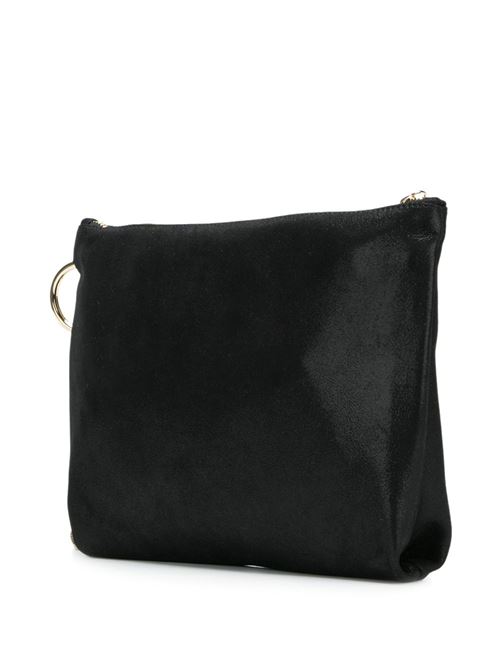 Pochette in velluto nero JIMMY CHOO | CALLIESHSBLACK